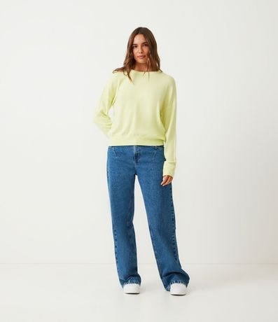 Buzo Cerrado Básico de Punto con Manga Larga y Sisa Desplazada 2