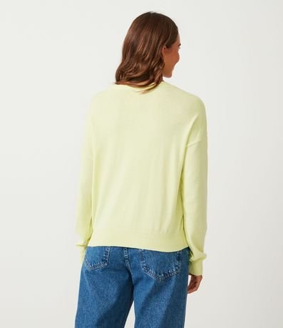 Buzo Cerrado Básico de Punto con Manga Larga y Sisa Desplazada 3