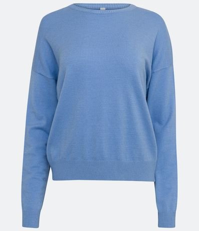 Buzo Cerrado Básico de Punto con Manga Larga y Sisa Desplazada 5