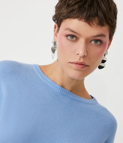 Buzo Cerrado Básico de Punto con Manga Larga y Sisa Desplazada 4