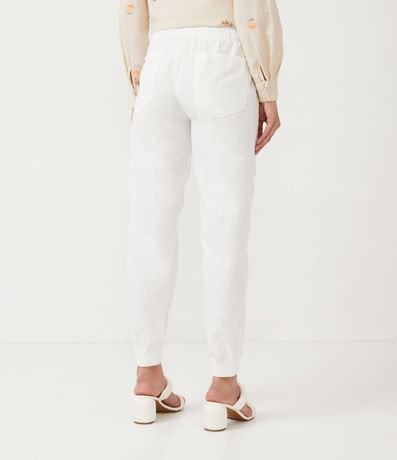 Pantalón Jogger en Lyocell con Cintura Elástica 3