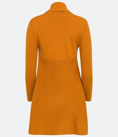 Cardigan Alargado de Punto Texturizado con Abertura Total 6