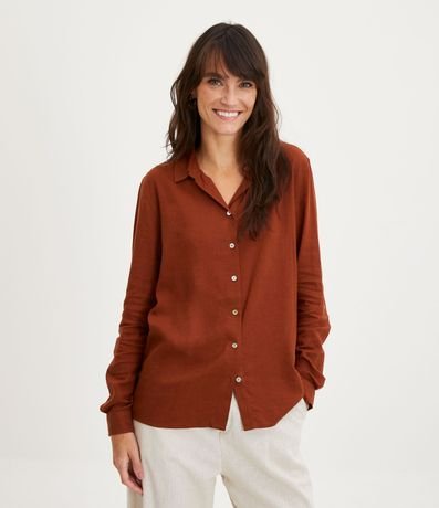 Camisa Básica en Viscolino