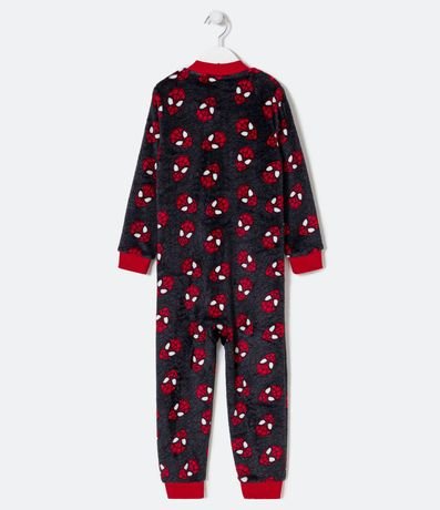 Pijama Jumper Infantil en Fleece con Estampado Spider-Man - Talle 2 a 10 años 2