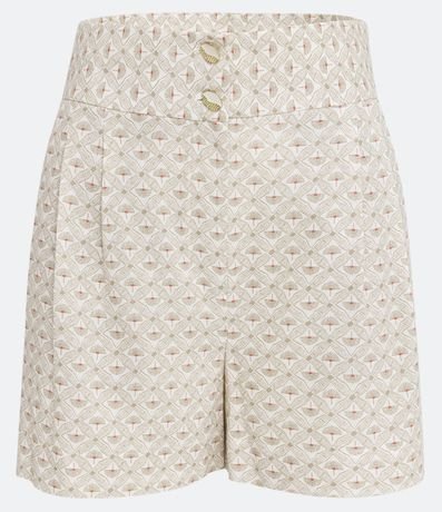 Short en Viscosa con Cintura Ancha y Botones 5