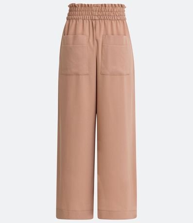 Pantalón Pantacourt con Cintura Elástica y Bolsillos Cuadrados 7