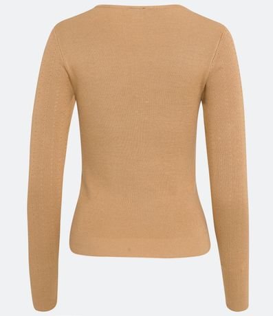 Blusa de Punto con Botones Diferenciados 6