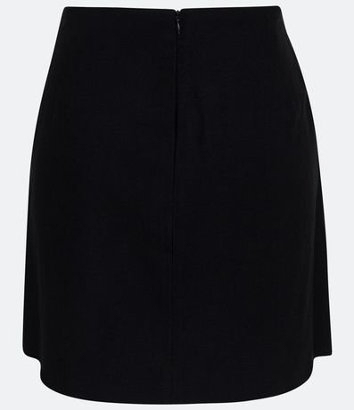 Pollera Recta en Viscosa con Lazo Diferenciado en la Cintura 7