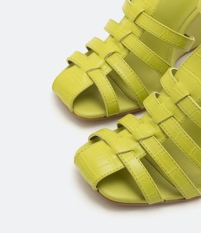 Sandália con Tiras y Tacón Anabela 2