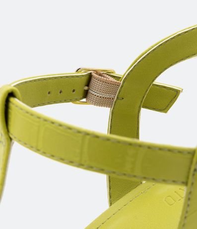 Sandália con Tiras y Tacón Anabela 4