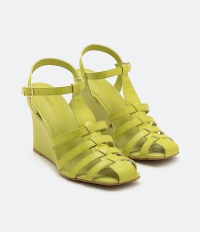 Sandália con Tiras y Tacón Anabela 5