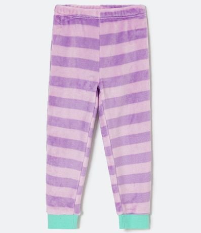 Pijama Largo Infantil con Bordado Gatita de Lentes - Talle 5 a 14 años 4