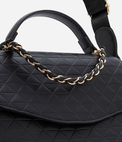 Bolso Transversal Estructurado con Correa de Cadena 5