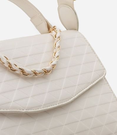 Bolso Transversal Estructurado con Correa de Cadena 6