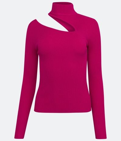 Blusa de Punto con Cutout en el Hombro 5