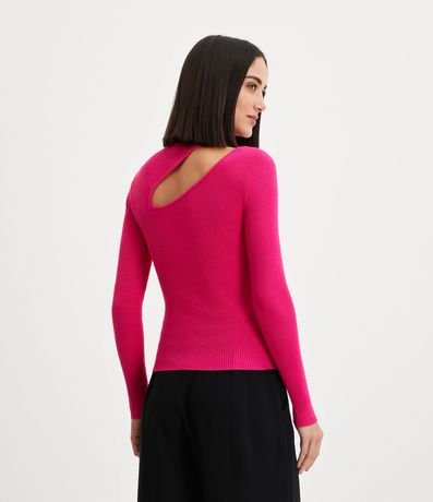 Blusa de Punto con Cutout en el Hombro 3