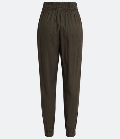 Pantalón Jogger en Viscolino con Cintura Elástica 6