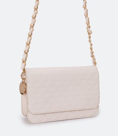 Bolso Estructurado en Capitoneada con Asas de Cadena 2