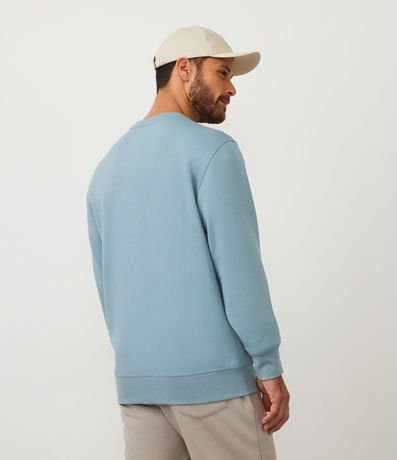Buzo Deportivo con Cuello Redondo y Etiqueta Aplicada 3