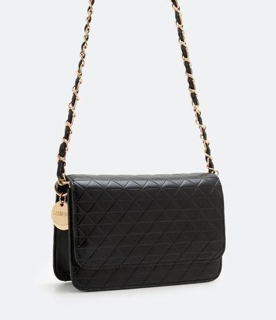 Bolso Estructurado en Capitoneada con Asas de Cadena 2