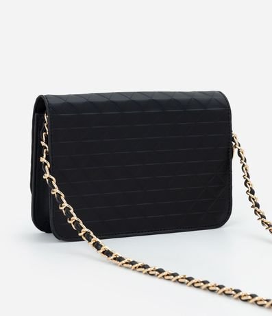 Bolso Estructurado en Capitoneada con Asas de Cadena 5
