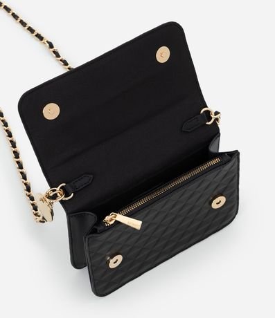 Bolso Estructurado en Capitoneada con Asas de Cadena 7