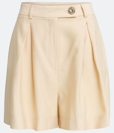Short en Viscosa con Pliegues Delanteros 5