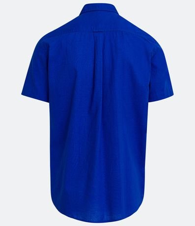 Camisa Comfort Básica en Lino con Manga Corta 6