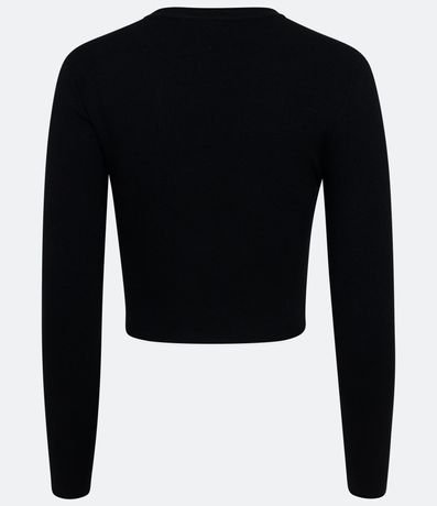 Blusa Corta Básica en Tejido de Punto 6