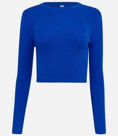 Blusa Corta Básica en Tejido de Punto 5