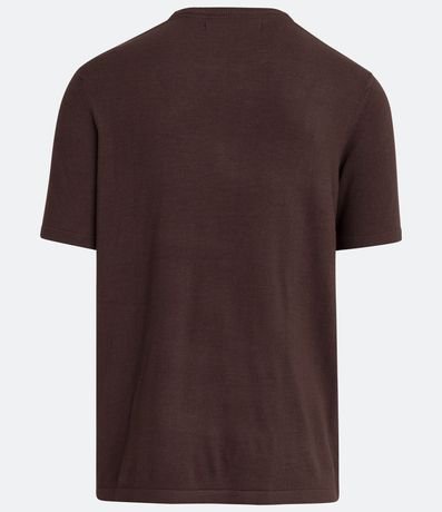 Remera Slim en Viscosa con Manga Corta 6