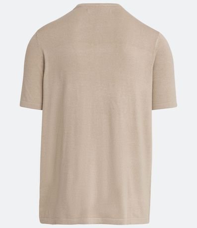 Remera Slim en Viscosa con Manga Corta 6