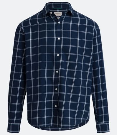 Camisa Cuadrillé Manga Larga en Franela Leviana 6