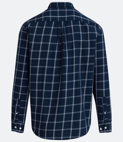 Camisa Cuadrillé Manga Larga en Franela Leviana 7