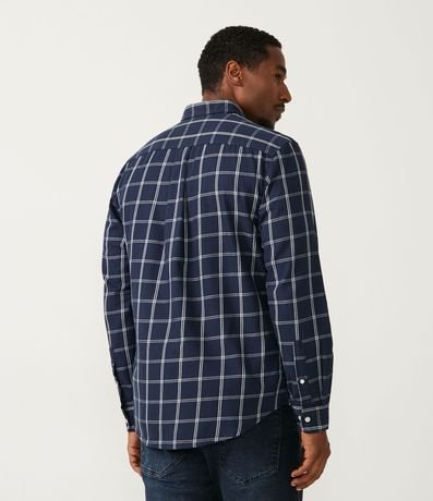 Camisa Cuadrillé Manga Larga en Franela Leviana 3