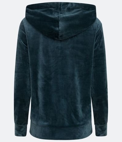 Campera Básica en Plush con Bolsillo Incorporado 8