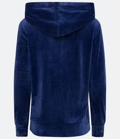 Campera Básica en Plush con Bolsillo Incorporado 8