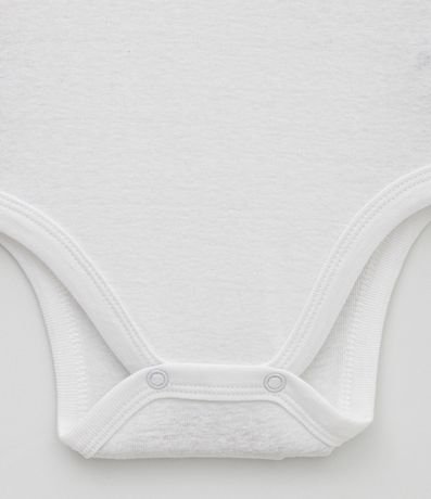 Kit 02 Bodies Infantiles en Rib con Manga Larga - Talle RN a 24 meses 3