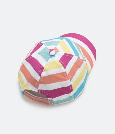 Gorra Visera Curva Infantil Estampado en Rayas de Colores 2
