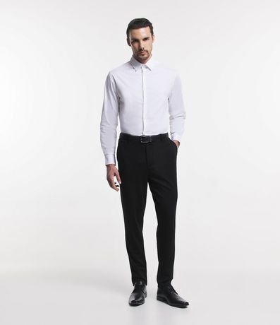 Pantalón Slim con Cinturilla Elástica y Bolsillos
