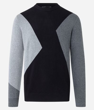 Suéter en Punto con Recortes Triangulares 7