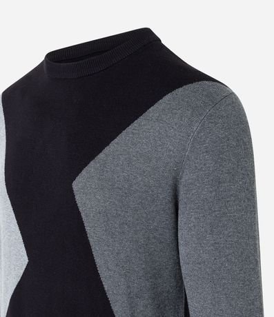 Suéter en Punto con Recortes Triangulares 8