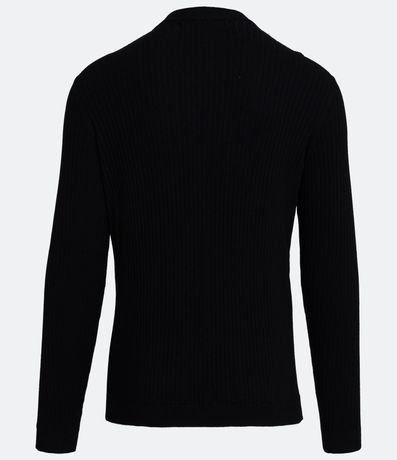 Suéter Slim en Punto con Textura Acanalada 6