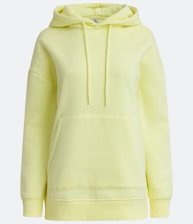 Buzo Alargado Cerrado Básico en Algodón con Capucha y Bolsillo Canguro Comfy 6