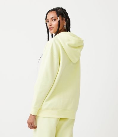 Buzo Alargado Cerrado Básico en Algodón con Capucha y Bolsillo Canguro Comfy 3