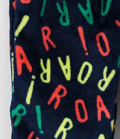 Pijama Infantil en Fleece con Estampado Interactivo de Dinosaurio - Talle 1 a 4 años 6