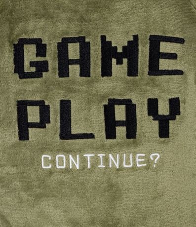 Pijama Infantil Largo en Fleece con Bordado Game Play- Talle 5 a 14 años 3