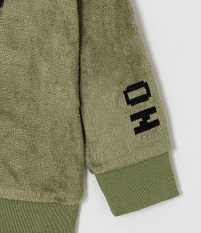 Pijama Infantil Largo en Fleece con Bordado Game Play- Talle 5 a 14 años 5