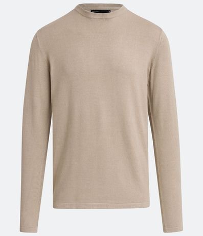 Suéter Slim en Viscosa con Manga Larga 5