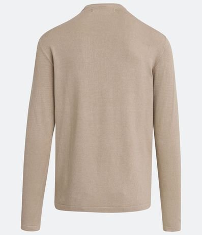 Suéter Slim en Viscosa con Manga Larga 6